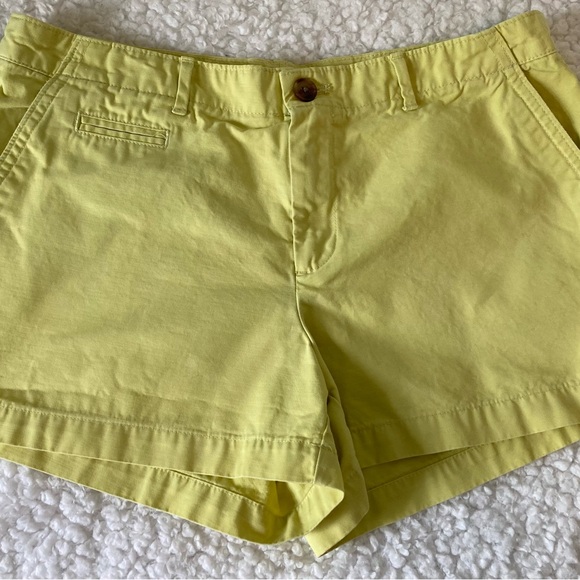 GAP Pants - Gap khaki yellow/limon shorts, 100% cotton, size 8